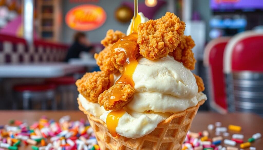 Fried Chicken Ice Cream