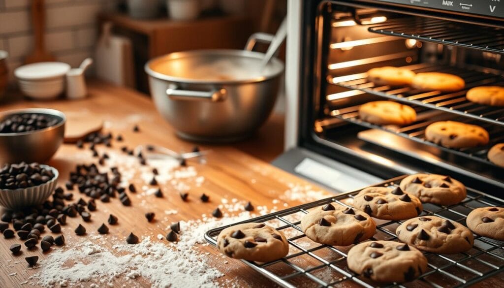 baking cookies