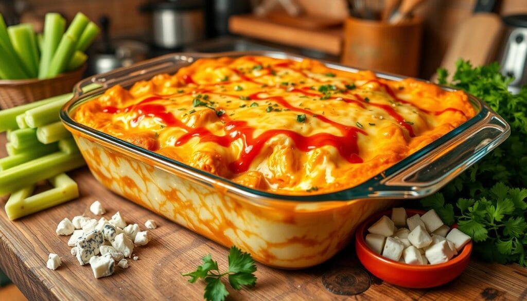 buffalo chicken casserole