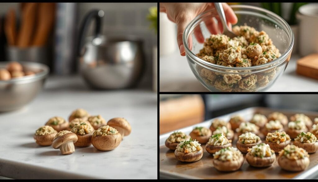 Stuffed mushrooms