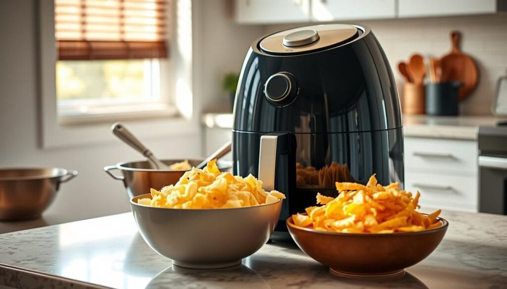 air fryer setup for hash browns