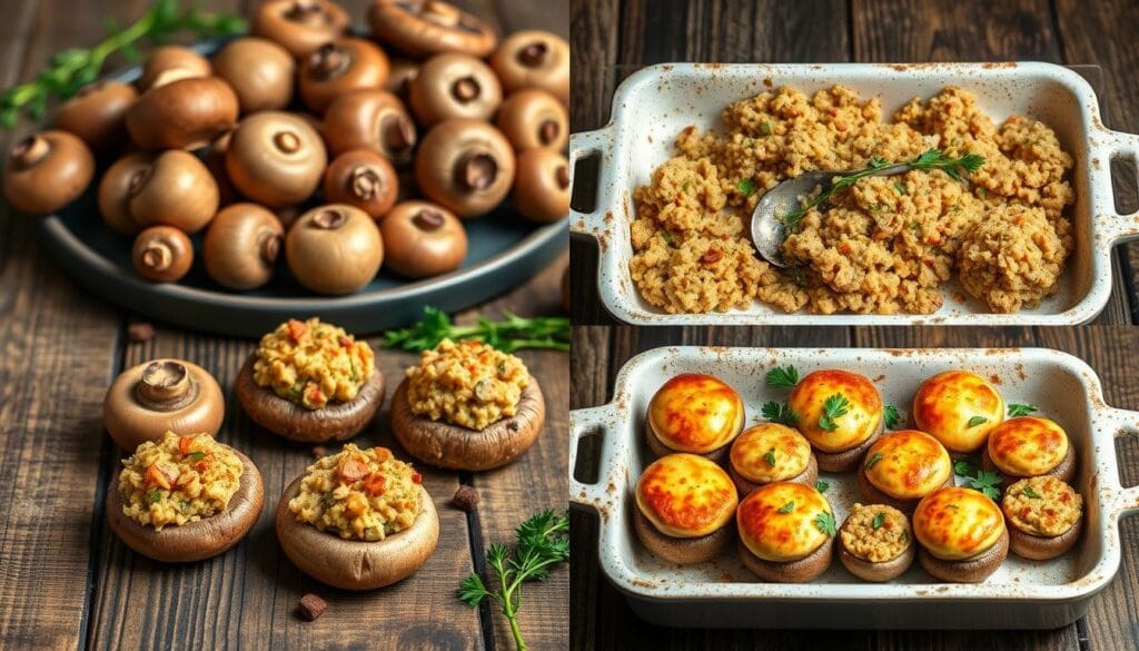 baked stuffed mushrooms