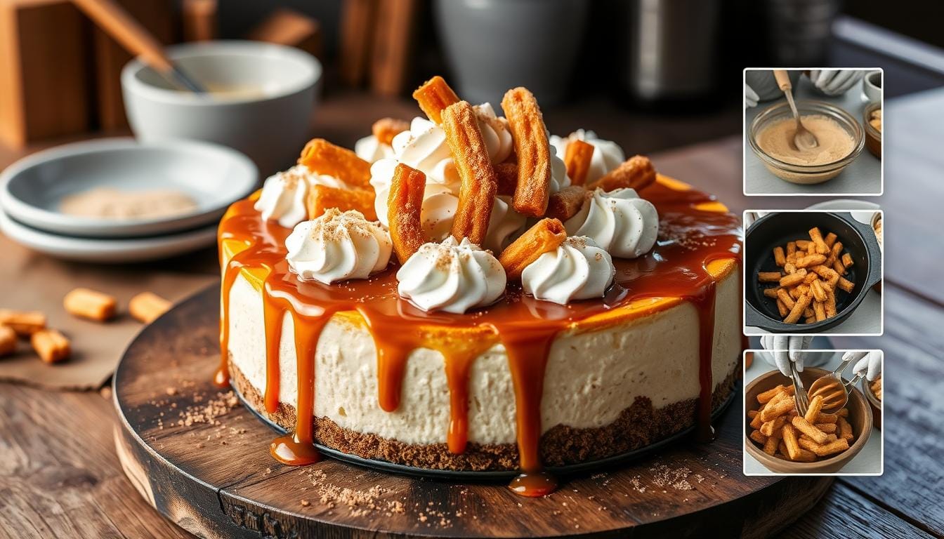 churro cheesecake