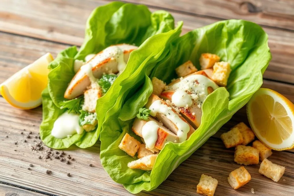 low-carb caesar wrap low-carb caesar wrap