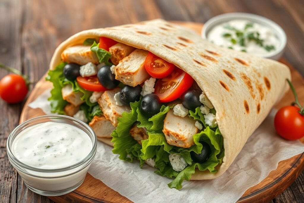 mediterranean wrap