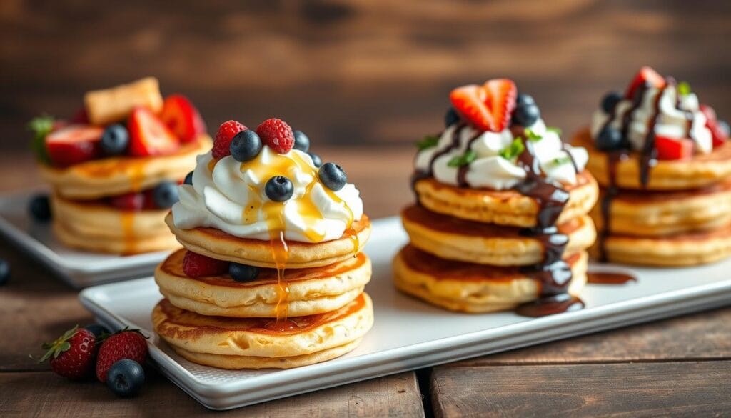 mini griddle cakes