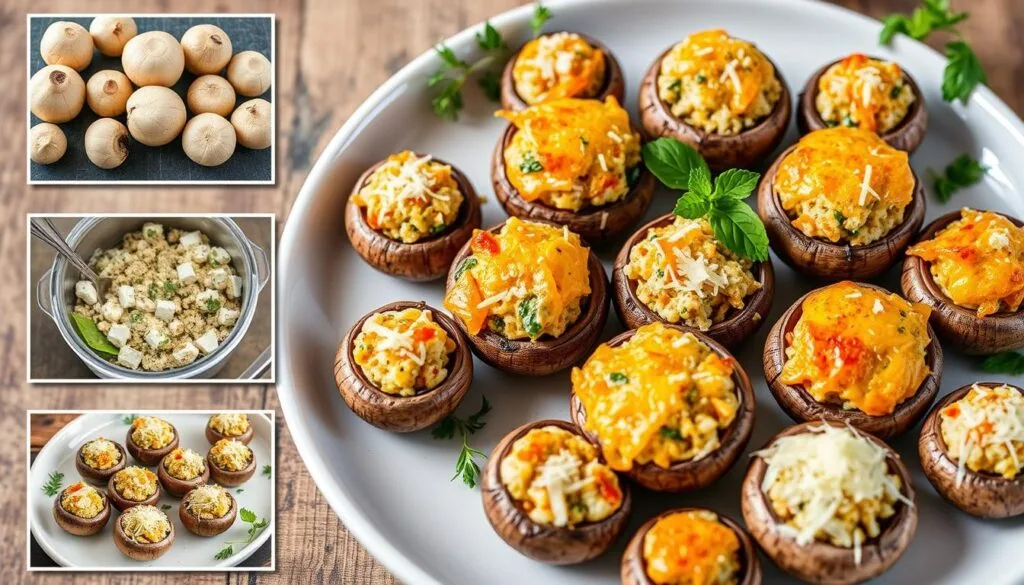 stuffed mushrooms