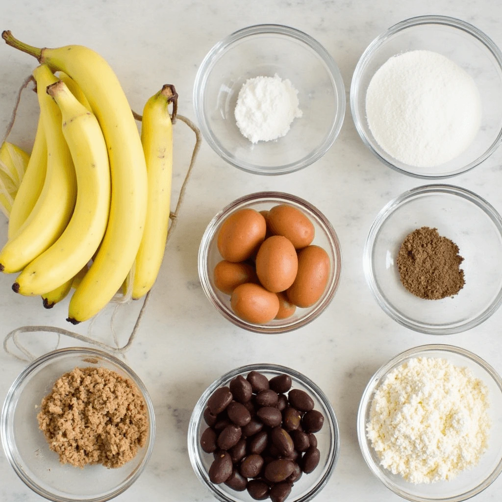 Key ingredients for making the best brownies, including butter, eggs, sugar, cocoa powder, and vanilla extract, arranged on a countertop.