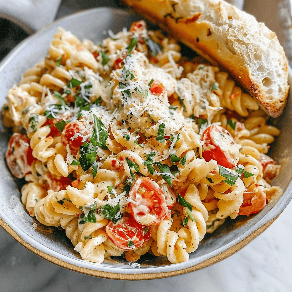 home - Yoom Recipe 21 creamy boursin pasta recipe with roasted tomatoes and basil